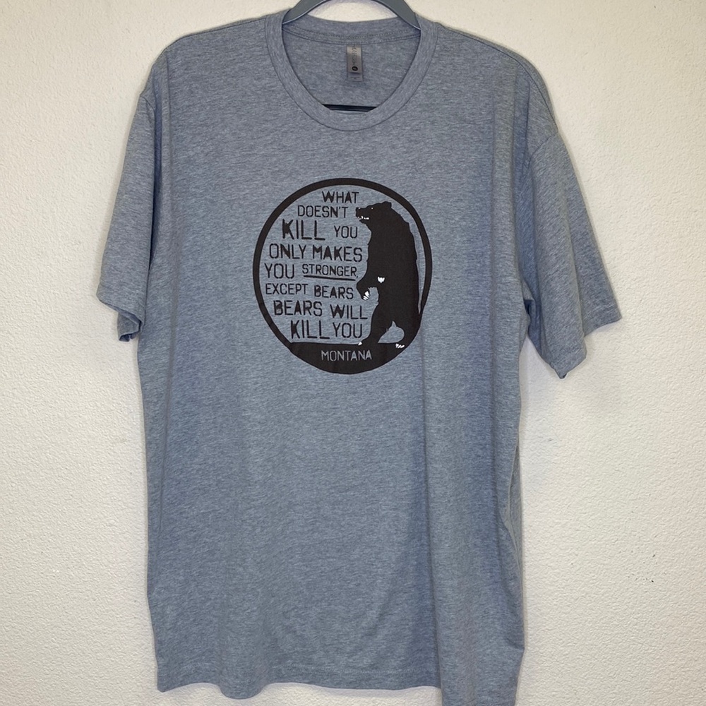 Montana Bears Tee Shirt Men's XL